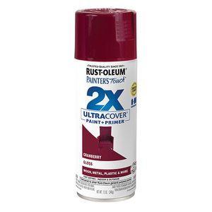 Rust-Oleum 12 oz. Painters Touch 2X Ultra Cover Gloss Cranberry Spray Paintimage