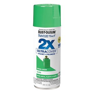 Rust-Oleum 12 oz. Painters Touch 2X Ultra Cover Gloss Spring Green Spray Paintimage