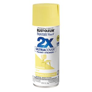 Rust-Oleum 12 oz. Painters Touch 2X Ultra Cover Lemon Grass Satin Spray Paintimage