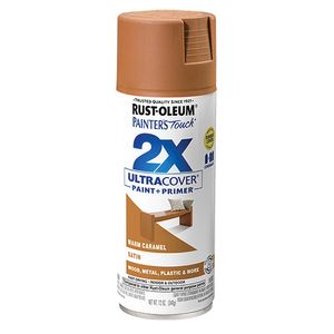 Rust-Oleum Painters Touch 2X Ultra Cover 12 oz. Satin Warm Caramel Spray Paintimage