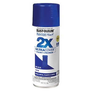 Rust-Oleum 12 oz. Painters Touch 2X Ultra Cover Satin Ink Blue Spray Paint 334093image