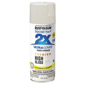 Rust-Oleum 12 oz. Painters Touch 2X Ultra Cover White Sand High-Gloss Spray Paintimage