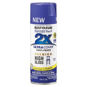 Rust-Oleum 12 oz. Painters Touch 2X Ultra Cover Macaw Blue High-Gloss Spray Paintimage