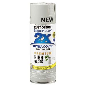 Rust-Oleum 12 oz. Painters Touch 2X Ultra Cover High-Gloss Thunder Cloud Spray Paintimage