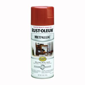 Rust-Oleum 11 oz. Stops Rust Metallic Copper Spray Paintimage