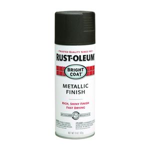 Rust-Oleum 11 oz. Dark Bronze Stops Rust Bright Coat Metallic Spray Paintimage