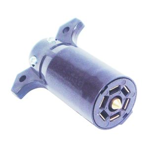 US Hardware 7-Way Plastic Trailer Connector with Gripimage