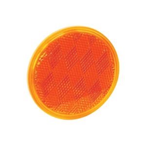 US Hardware 3 in. Amber Safety Reflectorimage
