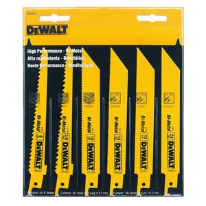 Dewalt 6-Piece Assorted Reciprocating Saw Blade Setimage