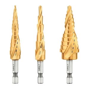 DEWALT 3-Piece Titanium Nitride Step Drill Bit Setimage