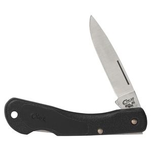 Case 2-1/4 in. Lightweight Black Synthetic Mini Blackhorn Folding Pocket Knifeimage