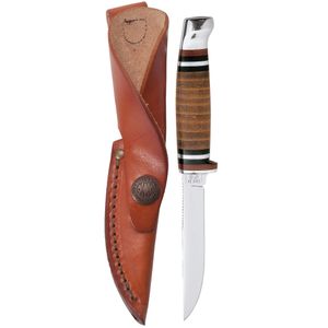 Case 3-1/8 in. Leather Hunter Knife with Leather Sheathimage