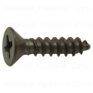 Midwest Fastener #6 x 5/8 in. Phillips Flat Head Decorative Screwimage