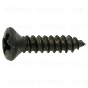 Midwest Fastener #6 x 5/8 in. Phillips Oval Head Sheet Metal Screws, 12-Packimage