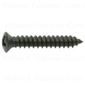 Midwest Fastener #8 x 1 in. Phillips Oval Head Sheet Metal Screwimage
