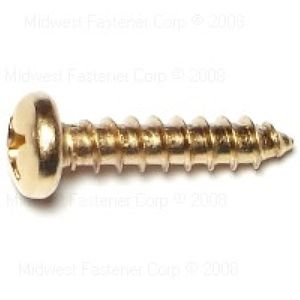 Midwest Fastener #12 x 1 in. Phillips Pan Head Sheet Metal Screwimage