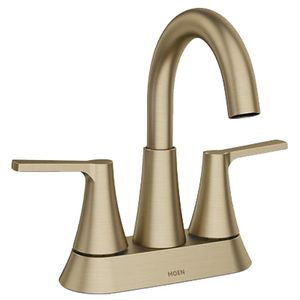 Moen Mikah 4 in. Centerset Two-Handle Bathroom Faucetimage