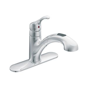 Moen Renzo 1-Handle Pullout Kitchen Faucet, Chromeimage