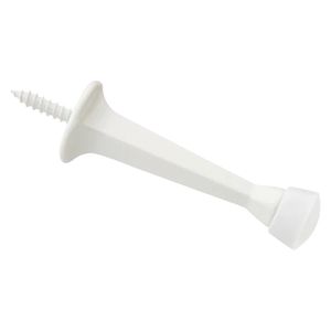 National Hardware 7528185 3 in. White Square Rigid Door Stopimage