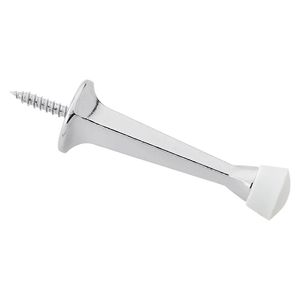 National Hardware 3 in. Chrome Square Rigid Door Stopimage