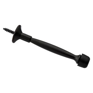 National Hardware 4 in. Matte Black Rigid Door Stopimage