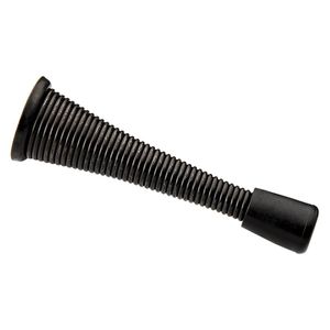 National Hardware 3-1/8 in. Matte Black Spring Door Stopimage