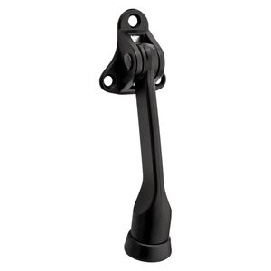 National Hardware 4-15/16 in. Matte Black Kick Down Door Stopimage