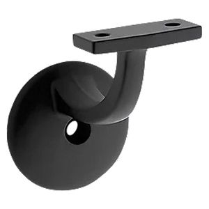 National Hardware 7529092 Matte Black Handrail Bracketimage