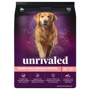 Salmon Meal & Brown Rice Recipe Dog Food 40 Pound Bagimage
