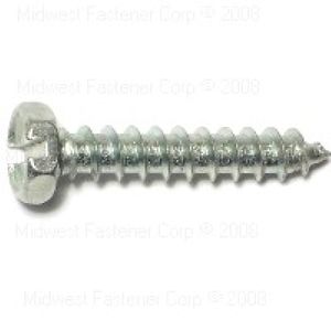 Midwest Fastener #10 x 1 in. Zinc Sheet Metal Screw, 5-Packimage
