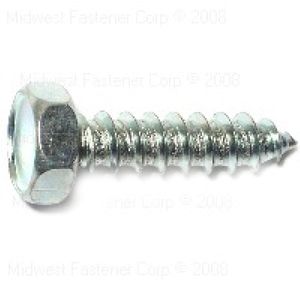 Midwest Fastener #14 x 1 in. Zinc Sheet Metal Screwimage