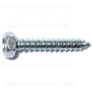 Midwest Fastener #14 x 1-1/2 in. Zinc Sheet Metal Screws, 8-Packimage