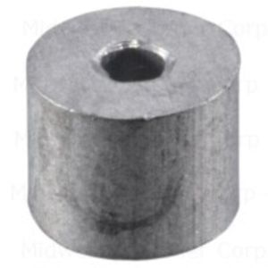 Midwest Fastener 1/16 in. Aluminum Cable Stop, 24-Packimage