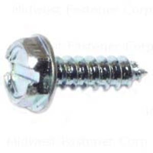 Midwest Fastener #6 x 1/2 in. Hex Washer Head Sheet Metal Screwimage