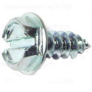 Midwest Fastener #10 x 1/2 in. Slotted Hex Washer Head Sheet Metal Screws, 12-Packimage
