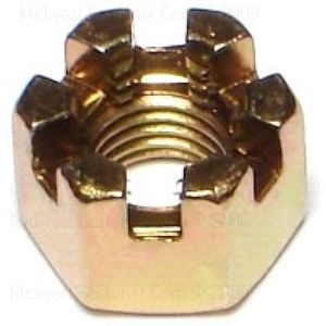 Midwest Fastener 8 mm - 1.00 Zinc Castle Nutimage