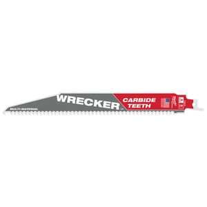 Milwaukee 9 in. The Wrecker Carbide Reciprocating Saw Blade 8734956image