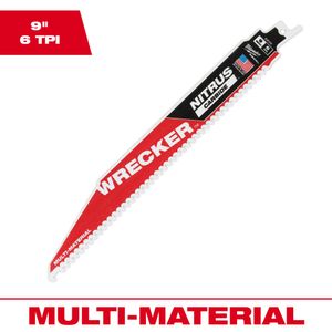 Milwaukee 9 in. 8735037 Reciprocating Saw Bladeimage