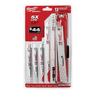 Milwaukee 6823306 12-Piece Reciprocating Saw Blade Setimage