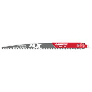 Milwaukee 12 in. 3 TPI The AX Carbide Reciprocating Saw Bladeimage