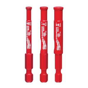 Milwaukee Diamond MAX 3-Piece Hole Saw Setimage