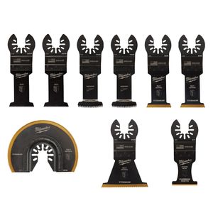 Milwaukee 7995202 9-Piece Oscillating Multi-Tool Blade Kitimage