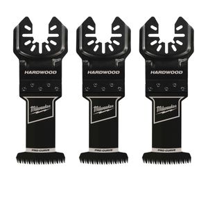 Milwaukee 7995319 1-3/8 in. Hardwood Oscillating Tool Blade, 3-Packimage