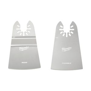 Milwaukee 2 in. 2-Piece Rigid and Flexible Scraper Variety Packimage