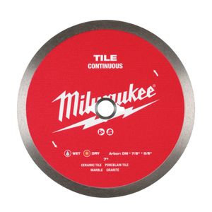 Milwaukee 7 in. Continuous Rim Diamond Saw Bladeimage