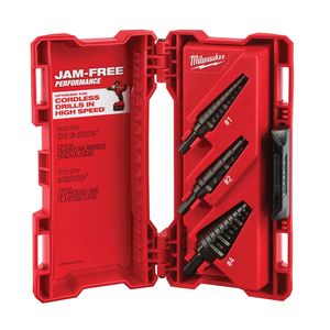Milwaukee 3-Piece Step Drill Bit Setimage
