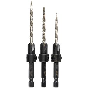 Milwaukee 7569791 4-Piece Countersink Drill Bit Setimage