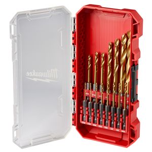 Milwaukee Shockwave Impact Duty RED HELIX 15-Piece Titanium Drill Bit Setimage