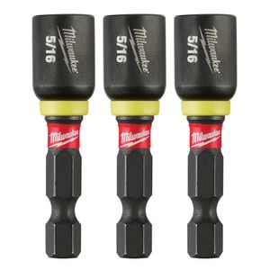 Milwaukee 5/16 in. x 1-7/8 in. Shockwave Magnetic Nut Driver, 3-Pieceimage