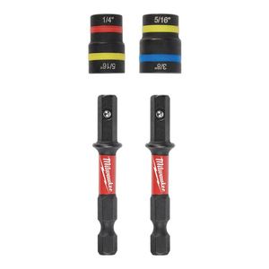 Milwaukee SHOCKWAVE Impact Duty 2-in-1 Magnetic Nut Driver Setimage